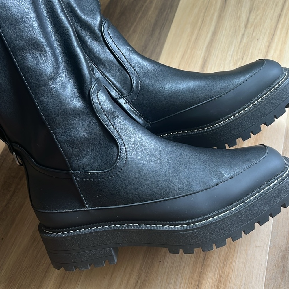 Sam Edelman Lerue Vegan Leather Over The Knee Boot Women’s 7.5 NWOT - Picture 16 of 16